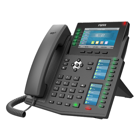 Fanvil X6U Enterprise IP Phone - 4.3' (Video) Colour Screen, 20 Lines, 60 x DSS Buttons, Dual Gigabit NIC, Built in Bluetooth, *