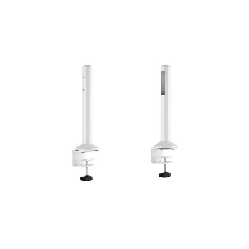Brateck Slatwall Desk Mounting Pole,Work with Slatwall Panel for Creating Desk-Mounted Slat Wall System( Two poles included) (LS