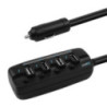 mBeat 4-Port USB 40W Rapid Car Charger with On-Off Switches