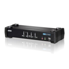 ATEN 4 PORT USB 2.0 DVI KVMP SWITCH