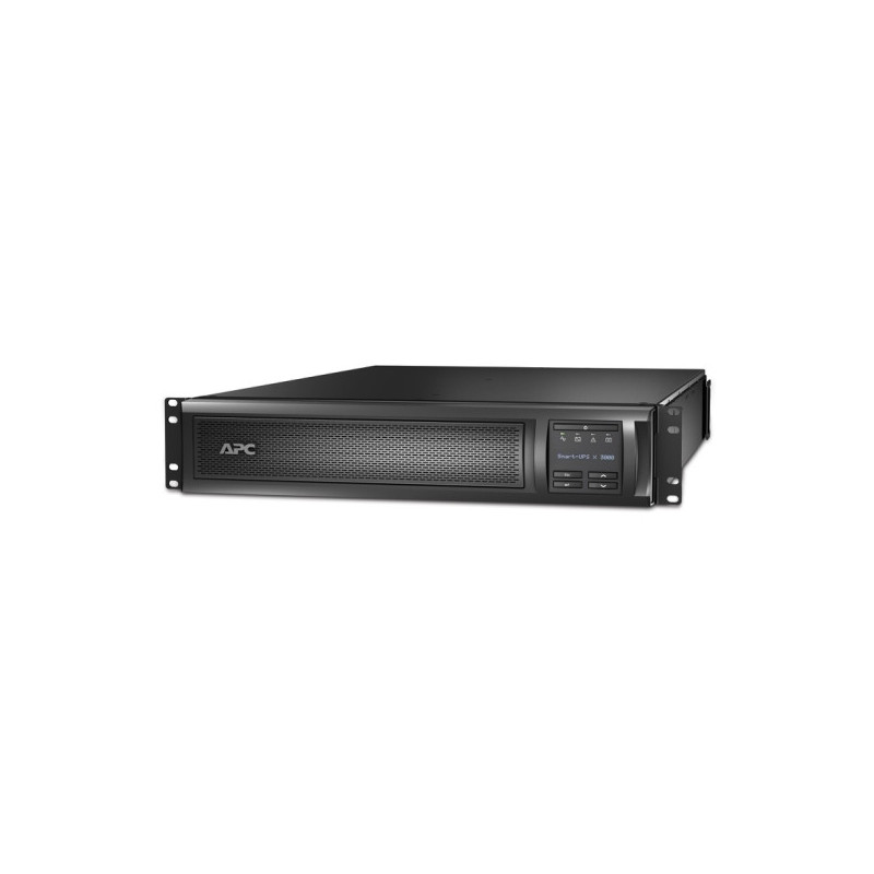 APC SMART-UPS (SMX), 3000VA, IEC(8), EXT BATT(0/10), NETWORK, LCD, 2U RACK/TWR, 3YR