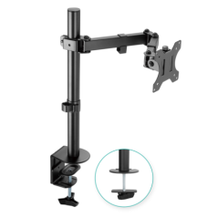 mbeatÂ® activiva ErgoLife Single Monitor Screen Double Joint Monitor Arm Fit Screen Screen:13''- 32'' Detachable VESA Net Weight