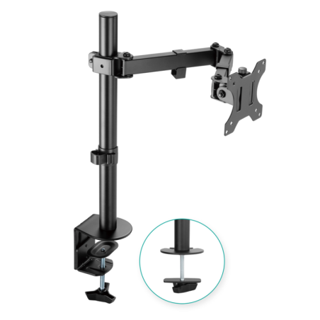mbeatÂ® activiva ErgoLife Single Monitor Screen Double Joint Monitor Arm Fit Screen Screen:13''- 32'' Detachable VESA Net Weight