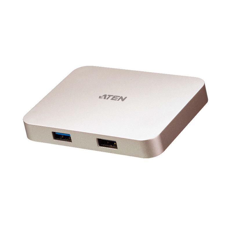 Aten USB-C Multiport Dock with Nintendo Switch, Android and iPad Pro (USB-C) support, HDMI 4K output, supports Windows + Mac (US