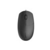 Rapoo N100 Wired USB Optical Ambidextrous Mouse - Black