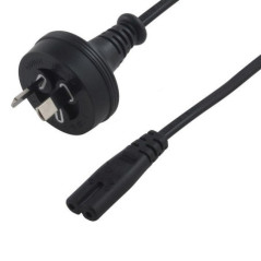 8Ware 2 Pin Core Power Cable 2m AU Plug 240v to IEC C7 figure eight Female Appliance Wall Duty for Notebook AC Adaptor POS OEM ~