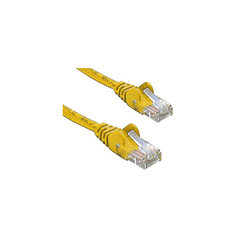 8ware CAT5e Cable 50cm / 0.5m - Yellow Color Premium RJ45 Ethernet Network LAN UTP Patch Cord 26AWG CU Jacket