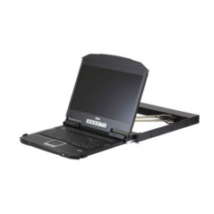ATEN 18.5" SHORT DEPTH USB HDMI DVI VGA LCD CONSOLE