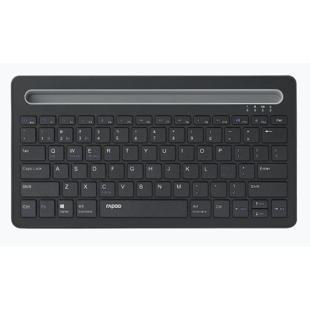 RAPOO XK100 Bluetooth Wireless Keyboard - Switch Between Multiple Devices, Computer, Compact and Stylish. Tablet and Smart Phone