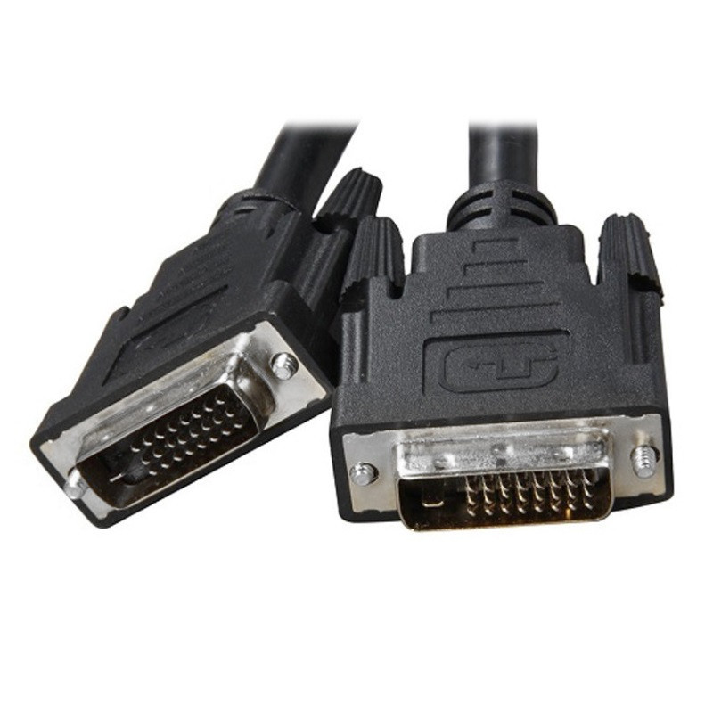 8Ware DVI-D Dual-Link Cable 1.5m - Male to Male 25-pin 28 AWG for PS4 PS3 Xbox 360 Monitor PC Computer Projector DVD