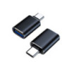 8Ware USB-A female to USB-C Male OTG Adapter For Laptop, Wall Chargers,Phone Black