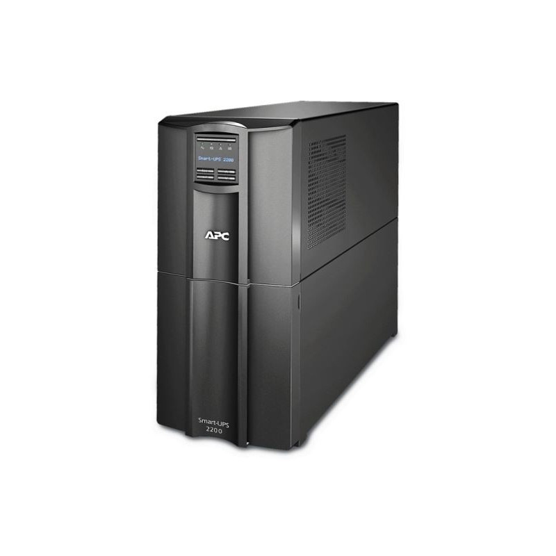 APC SMART UPS(SMT) 2200VA, IEC(8), USB, SERIAL, SMART SLOT, LCD, TWR, SMART CONNECT-3Y WTY