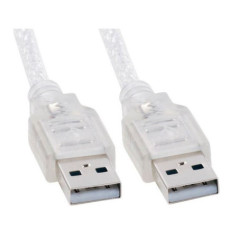 8Ware 2m USB 2.0 Cable - Type A to Type A Male to Male High Speed Data Transfer for Printer Scanner Cameras Webcam Keyboard Mous