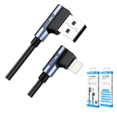 8Ware Premium 1m Apple Certified 90 Degree Angle USB A  to Lightning Data Sync Fast Charging Cable for iPhone 12 X XS XR Max 8 i