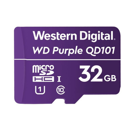 Western Digital WD Purple 32GB MicroSDXC Card 24/7 -25Â°C to 85Â°C Weather & Humidity Resistant Surveillance IP Camera DVR NVR D