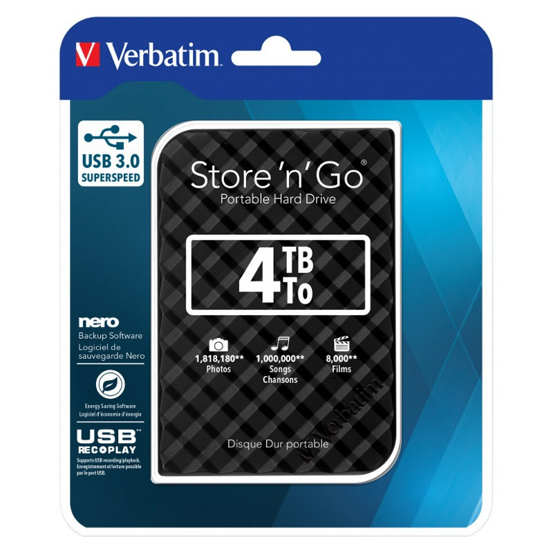Store n Go 2.5inGEN2 4TB USB3.0