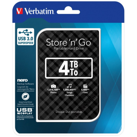 Store n Go 2.5inGEN2 4TB USB3.0