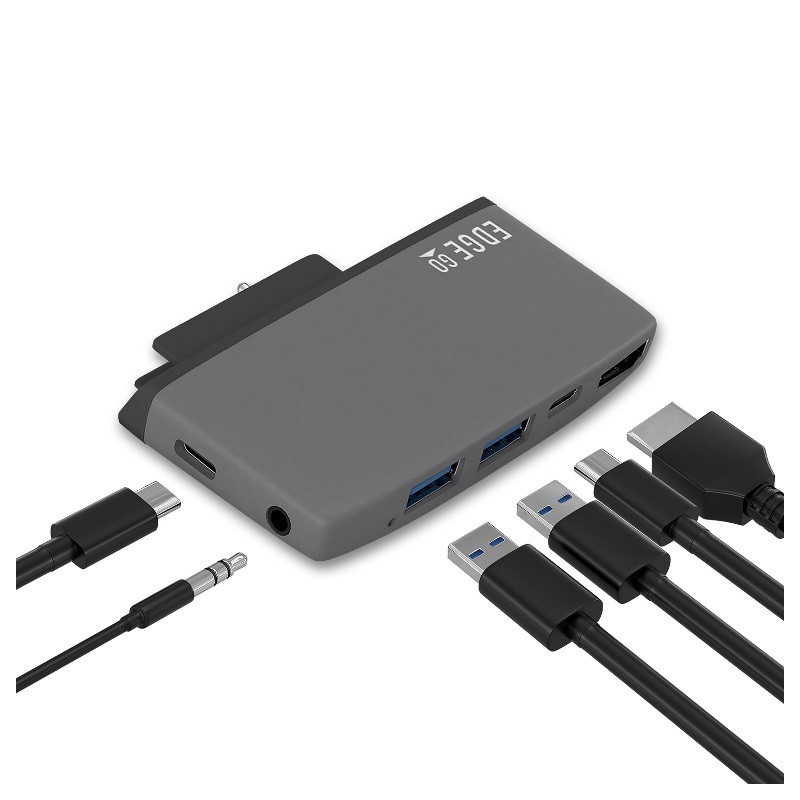 mbeatÂ®  Edge Go Multifunction USB- C Hub for Microsoft Surface Go ï¼USB 3.0 Data x 2, USB-C Data x 1, HDMI, 3.5mm Audio, USB-C