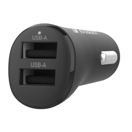 (LS)Verbatim Car Charger - Dual Port 3.4A - Black