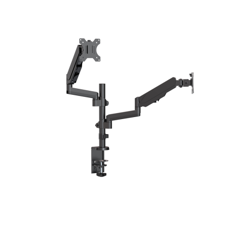 Brateck Dual Monitor Full Extension Gas Spring Dual Monitor Arm (independent Arms) Fit Most 17'-32' Monitors Up to 8kg per scree