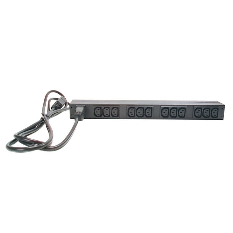APC BASIC 1U RACK PDU, 230V, 16A, 3.7KW, C13(12), IEC-320, 2YR