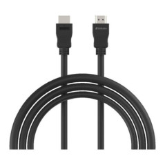 Verbatim HDMI 1.4b Cable 1m - Support 4K FHD, 3D Compatible, Audio Return Channel (ARC) HIgh Performance Premium Cable. Black Co