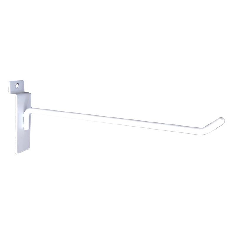 8ware Universal Hooks Peg Board for Slat Wall Grooved Panel for Retail Shop Cable Display Stand Shelf - 15cm x 3cm for 8W-DISPLA