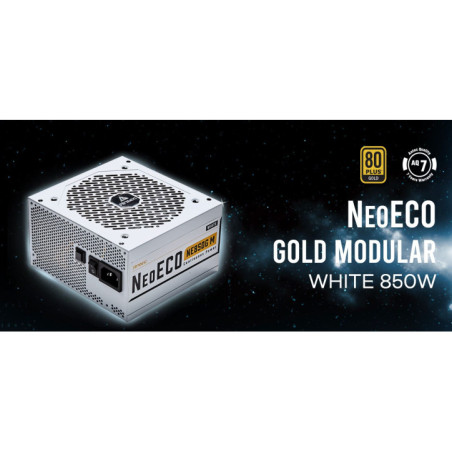 (LS)Antec NE 850w 80+ Gold, Fully-Modular, LLC DC, White 1x EPS 8PIN, 120mm Silent Fan, Japanese Caps, ATX Power Supply, PSU, PC
