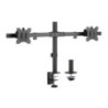 Brateck Pole Mount Dual-Screen Monitor Mount Fit Most 17in-32in Monitors - Up to 9kg per screen VESA 75x75/100x100