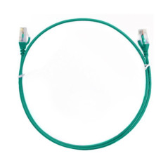 8ware CAT6 Ultra Thin Slim Cable 10m - Green Color Premium RJ45 Ethernet Network LAN UTP Patch Cord 26AWG for Data
