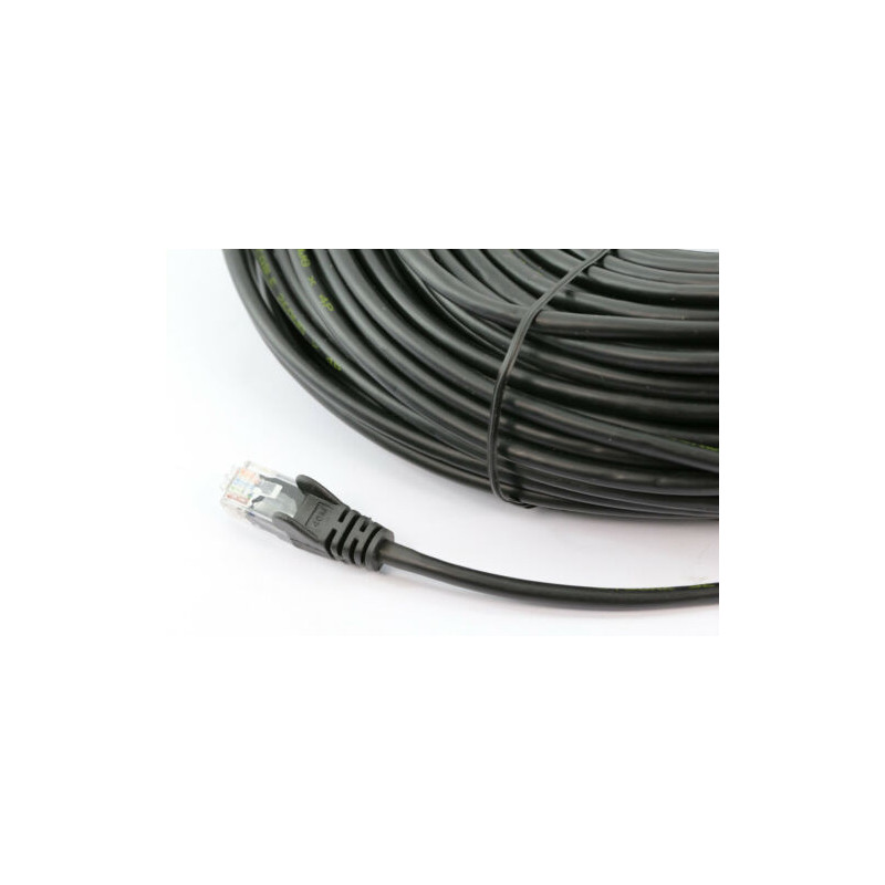 8Ware CAT6A Cable 20m - Black Color RJ45 Ethernet Network LAN UTP Patch Cord Snagless
