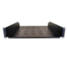 LDR Cantilever 2U 452mm Deep Shelf Recommended for 19in 1000mm Deep Cabinet - Black Metal Contruction