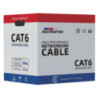 Astrotek CAT6 FTP Cable 305m Roll - Blue Full 0.55mm Copper Solid Wire Ethernet LAN Network 23AWG 0.55cu Solid 2x4p PVC Jacket