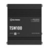 Teltonika TSW100 Industrial POE+ Ethernet Switch, 4 x PoE+ Ports, Power Up to 120W, 5 x Gigabit Ethernet with speeds up to 1000 