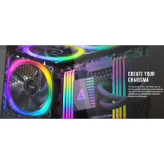Antec Fusion 3x 120mm ARGB PWM HB Fan + ARGB Controller, 57.93 CFM, AP 2.11, Noise Level 31.21. Woven Cable, PMW Daisy Chain des
