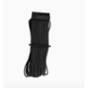 For Corsair PSU - BLACK Premium Individually Sleeved ATX 24-Pin Cable Type 4 Gen 4 â Black(LS)