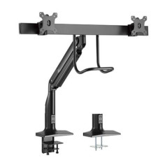 Brateck Dual Arm Full Extension Select Gas Spring Monitor Arm - 17in-35in