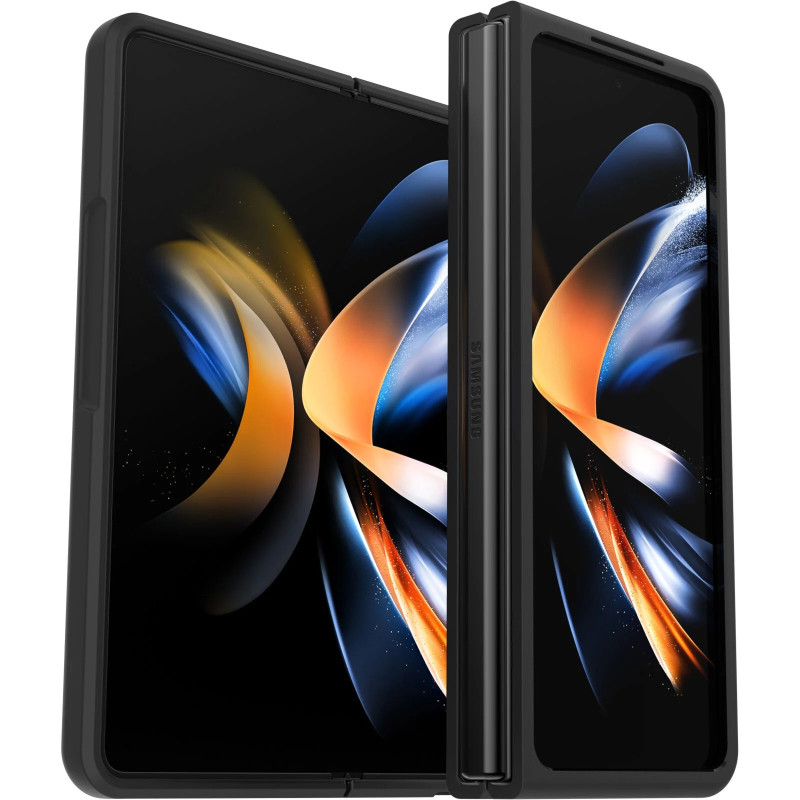OtterBox Thin Flex Samsung Galaxy Z Fold4 5G (7.6') Case Black - (77-90461), Antimicrobial, DROP+ Military Standard, Raised Edge
