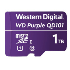 Western Digital WD Purple 1TB MicroSDXC Card 24/7 -25Â°C to 85Â°C Weather & Humidity Resistant for Surveillance IP Cameras mDVRs