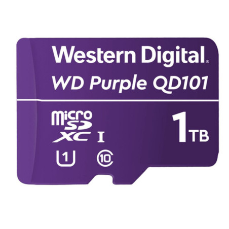 Western Digital WD Purple 1TB MicroSDXC Card 24/7 -25Â°C to 85Â°C Weather & Humidity Resistant for Surveillance IP Cameras mDVRs