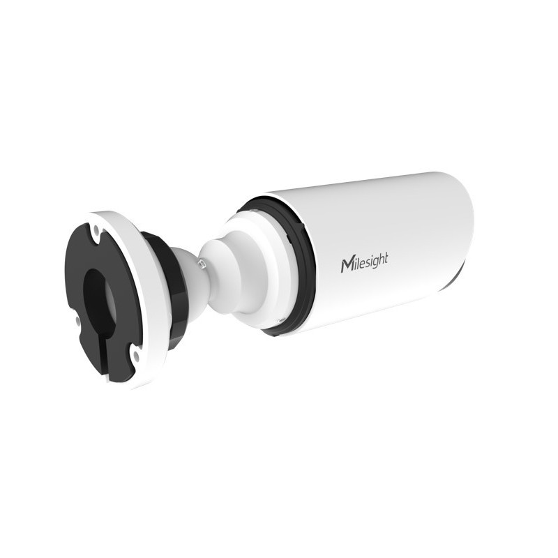 MileSight 2MP Weather-Proof Mini Bullet Camera, Fixed Lens, 50m IR Distance, PoE, IP67, IK10