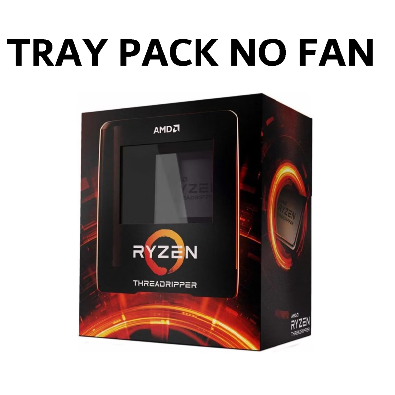 (Clamshell Needed) AMD Ryzen Threadripper PRO 3975WX 'TRAY', 32C Socket sWRX8 1YW (AMDCPU) (TRAY-P)