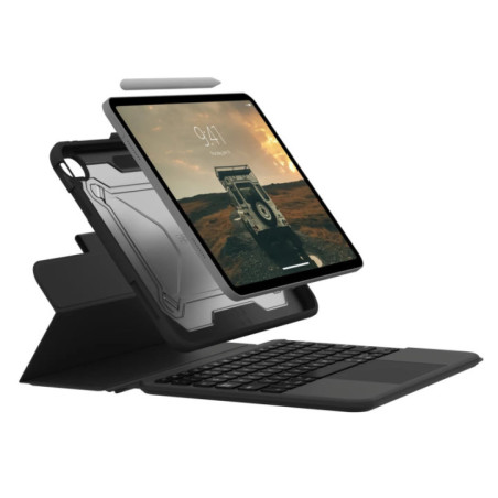UAG Apple iPad (11.0') 11th Gen (A16) / iPad 10th Gen (10.9') Bluetooth Keyboard with Trackpad & Backlit Keys Rugged Case-Black 