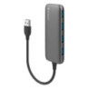 USB A 3.0 HUB WITH 4X USB A 3.0 - GREY
