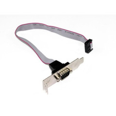 Server - Generic DB9 Serial Header Cable with Low Profile Bracket - 30cm cable length