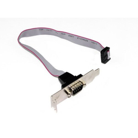 Server - Generic DB9 Serial Header Cable with Low Profile Bracket - 30cm cable length