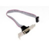 Server - Generic DB9 Serial Header Cable with Low Profile Bracket - 30cm cable length