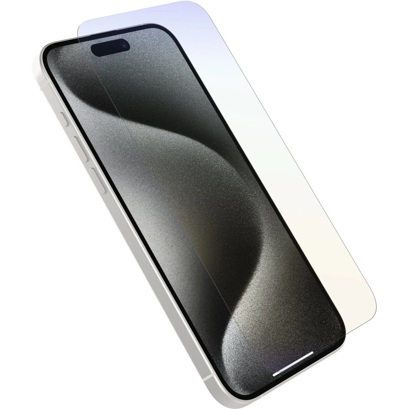 OtterBox Premium Pro Glass Antimicrobial Anti-Blue Light Apple iPhone 15 Pro Max (6.7') Screen Protector Clear - No Retail Packa