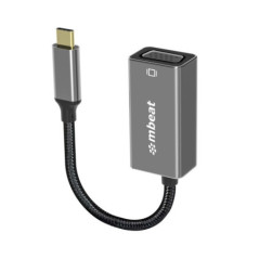 mbeatÂ® Elite USB-C to VGA Adapter - Coverts USB-C to VGA Female Port,  Supports up to1920Ã1080@60Hz - Space Grey Weight: 30g