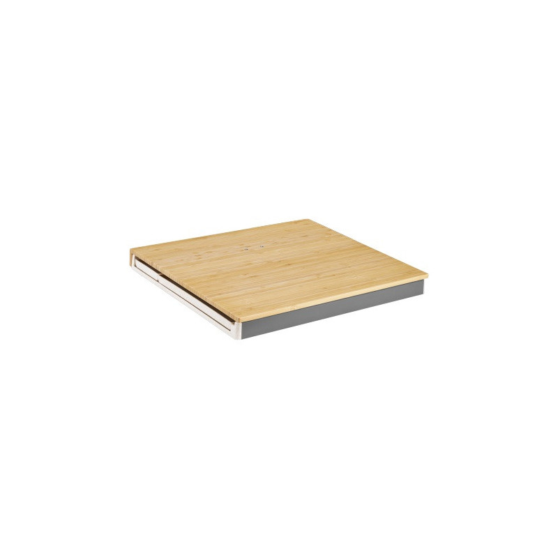 Brateck 2-in-1 Desktop Storage Box,  402x346x36mm, Weight Capacity:  5kg, Removeable Tray: organizes and stores small items (LS)